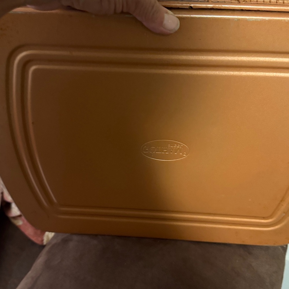 Copper Baking Tray with Mesh Rack - Picture 4 of 5